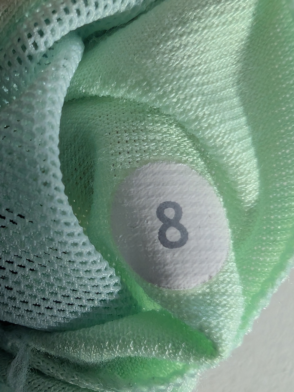Lululemon Striped Mint Green & White Sports Bra Size 8 - Picture 6 of 7